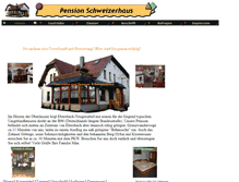 Tablet Screenshot of pension-schweizerhaus.de